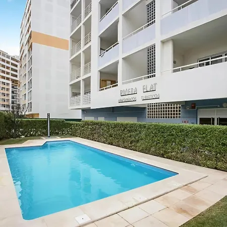 アパート Estudio Com Piscina E Vista Mar ポルティマン